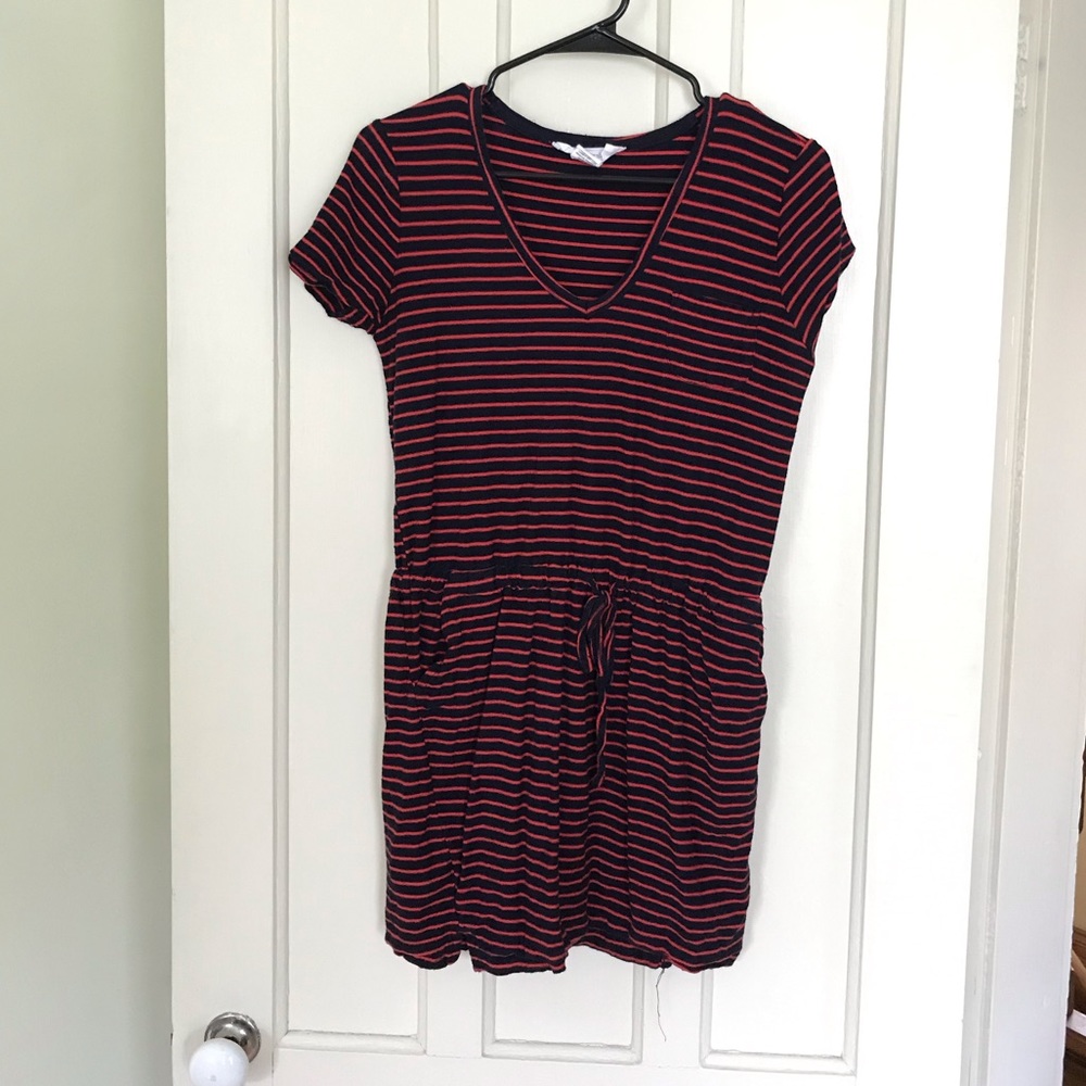 Workshop Republic Blue & Red Stripe Tunic